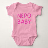 Funny Nepo Baby Bodysuit (Voorkant)