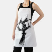 Funny Nerd Cat with Glasses & Bowtie Women's White Schort (Insitu)