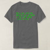 Funny Nerd Poem Computer Geek Tech Humor Gift Idee T-shirt (Design voorkant)