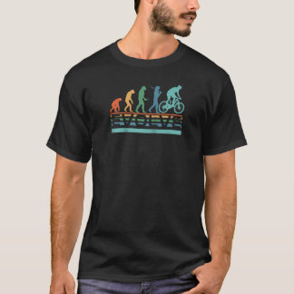 Funny Nerdy Evolve Bicycling Cyclist Evolution Bic T-shirt