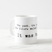 Funny nerdy literary English leraar gift Koffiemok (Voorkant links)