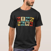 Funny Nerdy Science Teacher Periodic Table Element T-shirt (Voorkant)