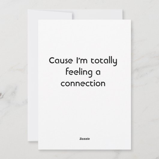 Funny Nerdy Wi-Fi Valentijnse Kaart Flat (Achterkant)