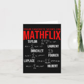 Funny Nerdy Your Favorite Series On Mathflix Math  Kaart (Voorkant)