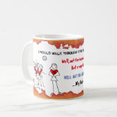 Funny Netball Team Quote Coffee Mok (Voorkant links)