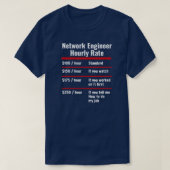 Funny Network Engineer Grafische informatie T-shirt (Design voorkant)
