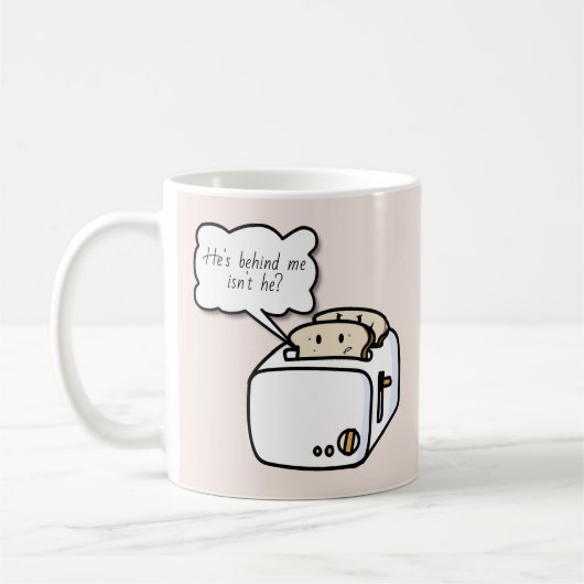 Funny Neuroast Toast and Evil Toast Cartoon Koffiemok (Links)