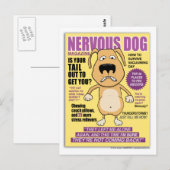Funny Neurologische Dog Magazine briefkaart (Voorkant / Achterkant)