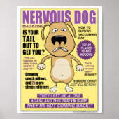 Funny Neurologische Dog Magazine Poster (Voorkant)