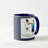 Funny Neurse Mok - Weegstrip (Voorkant rechts)