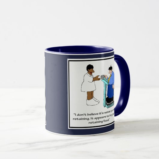 Funny Neurse Mok - Weegstrip (Voorkant rechts)