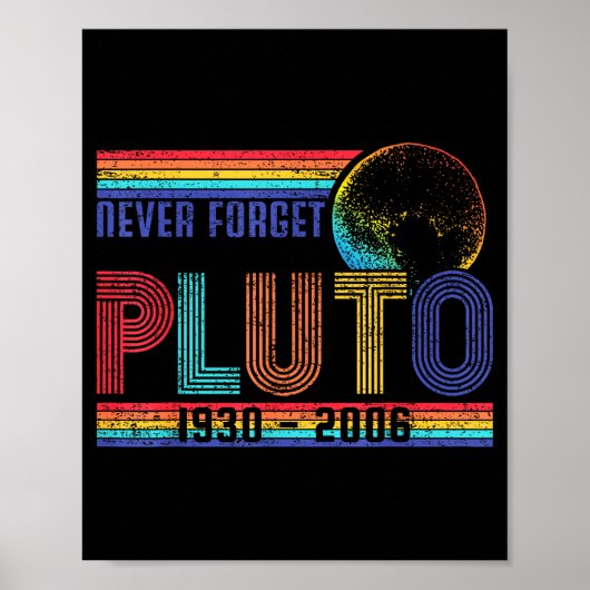 Funny Never Forget Memorial Space Science Astronom Poster (Voorkant)