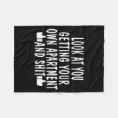 Funny New Apartment House Warming Gift  Fleece Deken (Voorkant (Horizontaal))