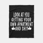 Funny New Apartment House Warming Gift  Fleece Deken (Voorkant)