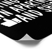 Funny New Apartment House Warming Gift  Poster (Hoek)