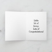 Funny New Baby Gefeliciteerd Wenskaart Kaart (Binnen)