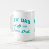Funny New Dad Boy-Your Year Koffiemok (Voorkant links)