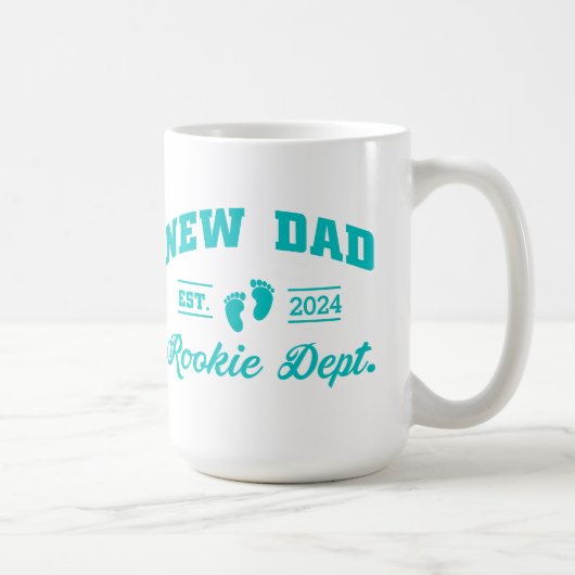 Funny New Dad Boy-Your Year Koffiemok (Rechts)