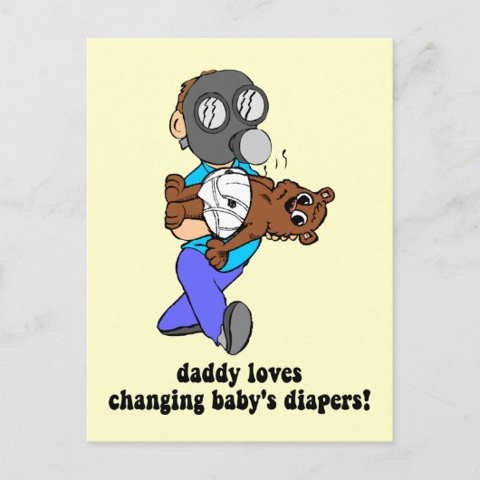 Funny new dad briefkaart (Voorkant)