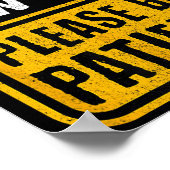 Funny New Dad New Father First Baby Poster (Hoek)