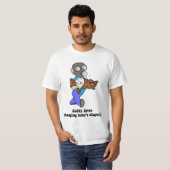 Funny new dad t-shirt (Voorkant volledig)