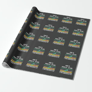 Funny New Driver License Advice Parallel Park Cadeaupapier