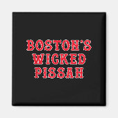 Funny New England Boston's Wicked Ah  Magneet (Voorkant)