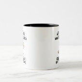 Funny New Grandma Tweekleurige Koffiemok (Center)