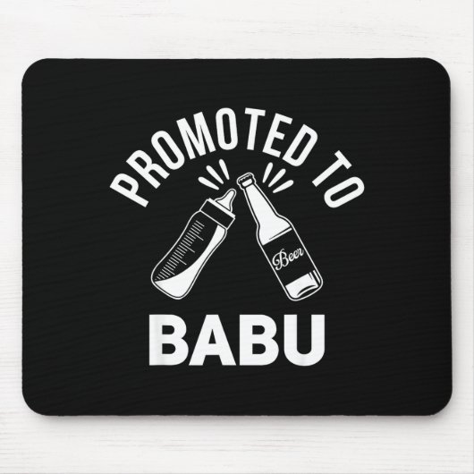 Funny New Grandpa Pregnancy Announcement Promoted  Muismat (Voorkant)