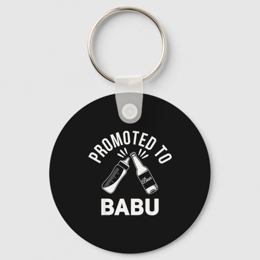 Funny New Grandpa Pregnancy Announcement Promoted  Sleutelhanger (Voorkant)