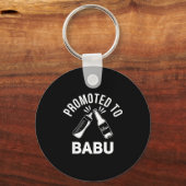 Funny New Grandpa Pregnancy Announcement Promoted  Sleutelhanger (Voorkant)