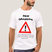 Funny New Grandpa Shirt (Voorkant)