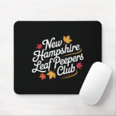 Funny New Hampshire Leaf Er's Club Autumn Fall Lea Muismat (Met muis)