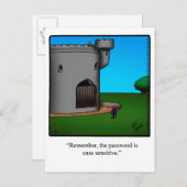 Funny "New Home" Aankondiging Briefkaart (Voorkant / Achterkant)