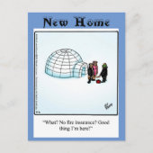 Funny "New Home" Aankondiging Briefkaart (Voorkant)