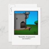 Funny "New Home" Aankondiging Briefkaart (Voorkant / Achterkant)