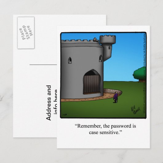 Funny "New Home" Aankondiging Briefkaart (Voorkant / Achterkant)