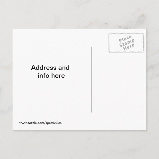 Funny "New Home" Aankondiging Briefkaart (Achterkant)