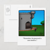 Funny New Home Announcement Briefkaart (Voorkant / Achterkant)