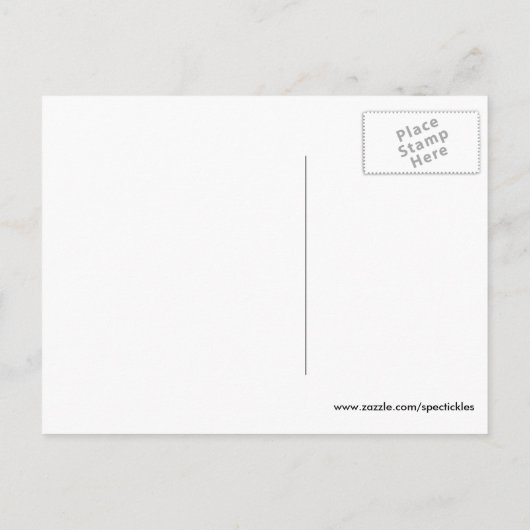 Funny New Home Announcement Briefkaart (Achterkant)