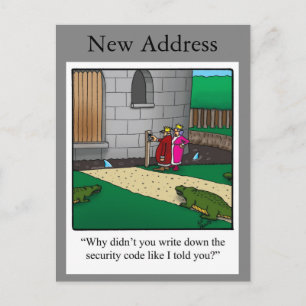 Funny New Home Announcement Briefkaart
