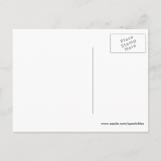 Funny New Home Announcement Briefkaart (Achterkant)