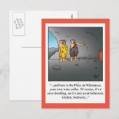 Funny New Home Announcement Briefkaart (Voorkant / Achterkant)