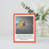 Funny New Home Announcement Briefkaart (Staand voorkant)