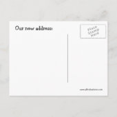 Funny New Home Announcement Briefkaart (Achterkant)