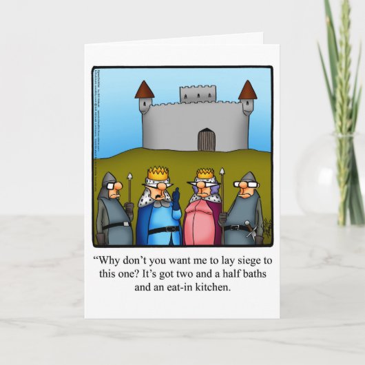 Funny New Home Gefeliciteerd Kaart "Spectickles" (Voorkant)