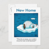 Funny New Home Humor Briefkaart (Voorkant / Achterkant)