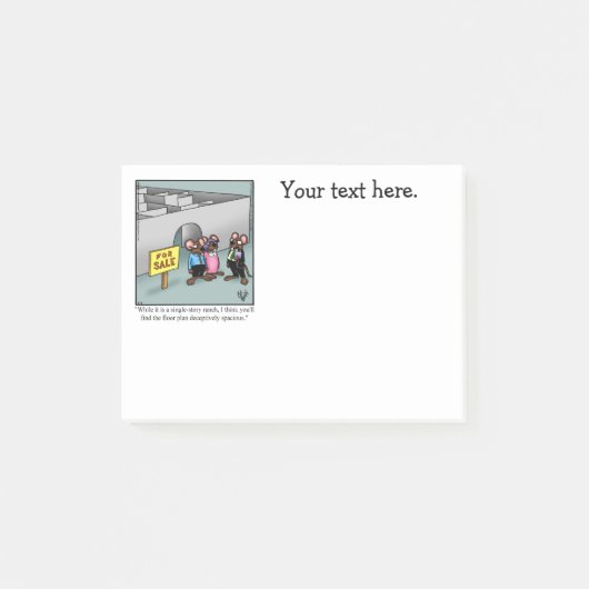 Funny New Home Humor Post-it® Notes (Voorkant)