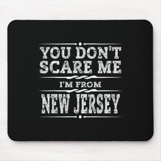 Funny New Jersey Home Garden State Gift Muismat (Voorkant)