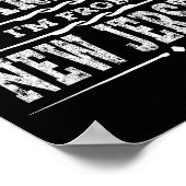 Funny New Jersey Home Garden State Gift  Poster (Hoek)